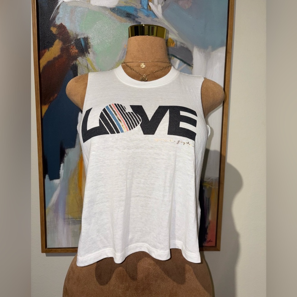 Spiritual Gangster White LOVE Muscle Tee
